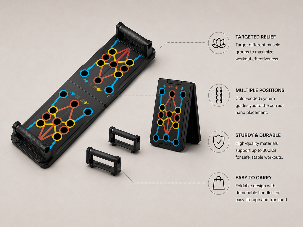 Adjustable Push Up Board